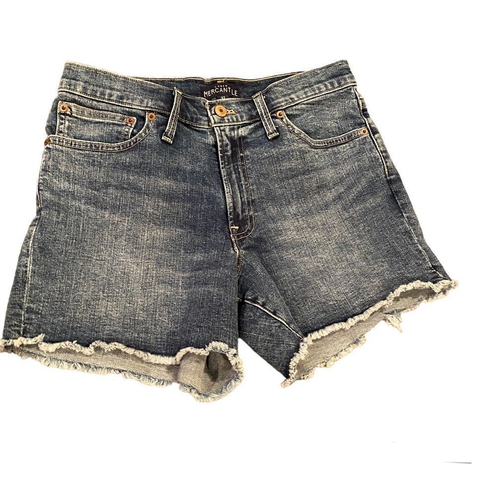 J Crew Mercantile Jean Distressed Shorts Size 27